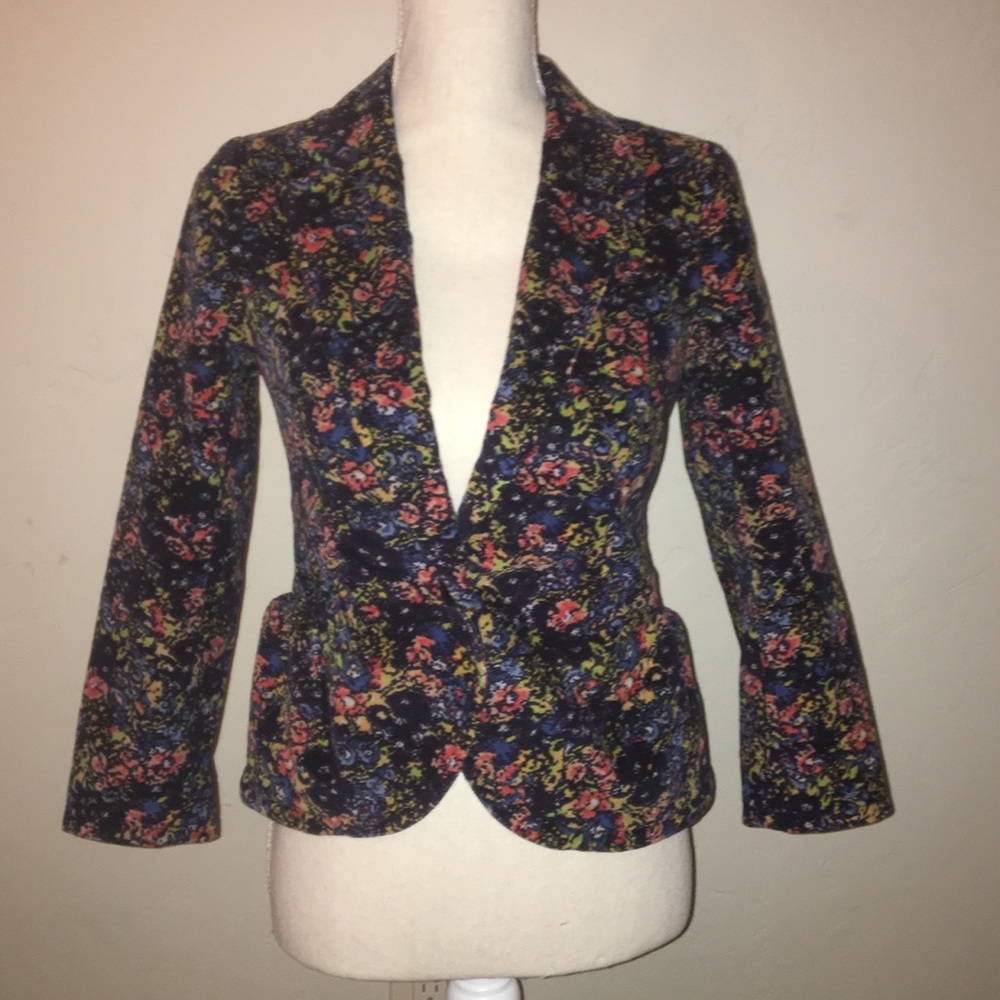 Cartonnier Dusk Garden Corduroy Lined Blazer